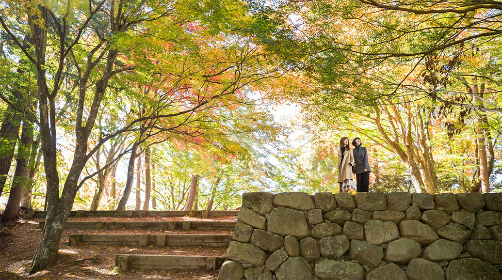 (写真)飛騨高山城の本丸石垣