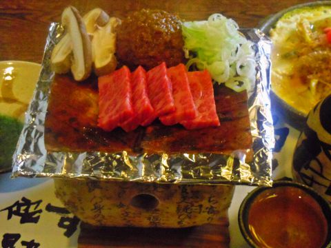 飛騨牛と朴葉味噌のステーキ