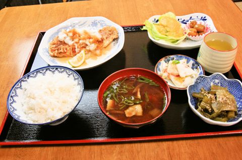 たらのみぞれがけ定食